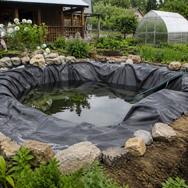 Иллюстрация к статье: Пленка для пруда: преимущества и разновидности