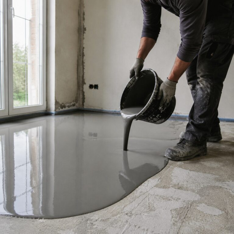 Иллюстрация к статье: Наливной пол «Старатели» – виды смесей, их характеристики и технология применения