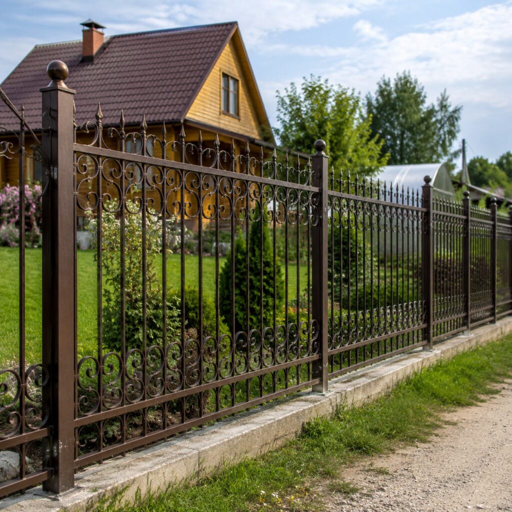 Иллюстрация к статье: Сварные заборы — особенности, виды и преимущества